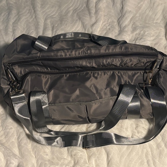 Stylish Gray Weekender Bag